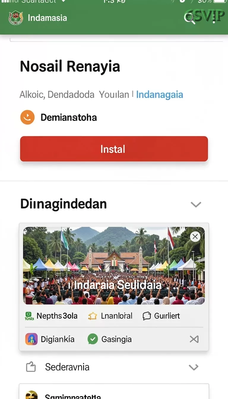 Cuplikan layar ACEPARTY — pengaturan akun